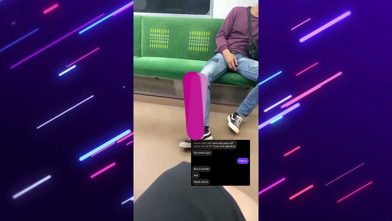JIJIK! Video Aksi Pria Mainkan Alat Vital di KRL