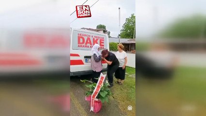 Düzce'de Hidayet teyzenin bağışladığı minibüs arama kurtarma aracına dönüştürüldü