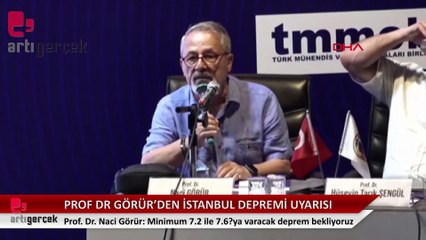 Prof. Dr. Naci Görür'den İstanbul için deprem uyarısı: Minimum 7.2 ile 7.6'ya varacak deprem bekliyoruz