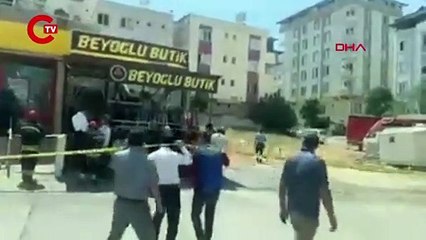 Gaziantep’te iki katlı binanın bahçe duvarı yıkıldı: 5 yaralı