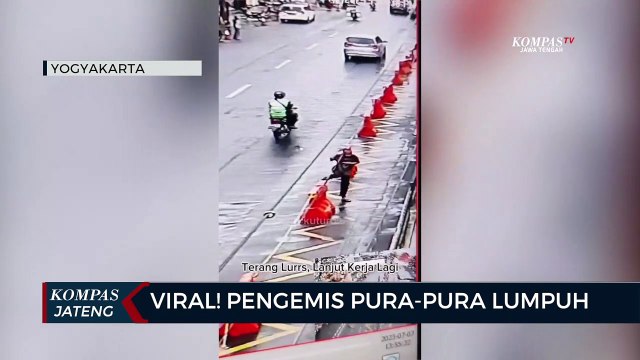 Viral! Pengemis Pura-pura Lumpuh