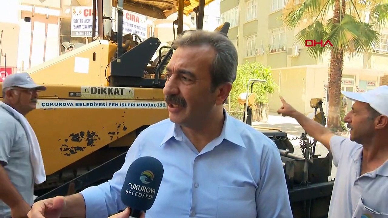 Çukurova Belediye Başkanı Soner Çetin, Asfalt Çalışmalarını Denetledi