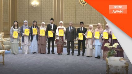 Agong berkenan kurnia kepada 11 penuntut IPT