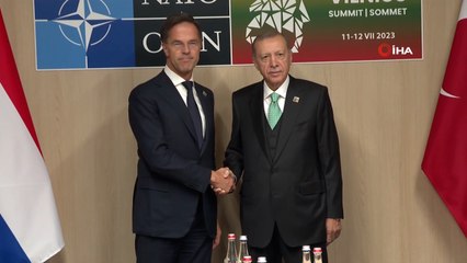 Cumhurbaşkanı Erdoğan, Hollanda Başbakanı Rutte ile görüştü