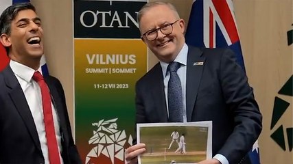 Rishi Sunak taunted by Australian prime minister over Ashes rivalry