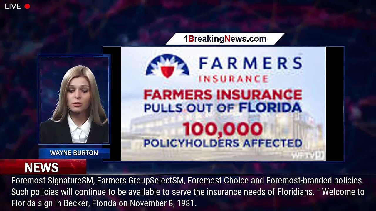 Farmers Insurance reducing coverage in Florida