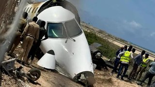 Somalie : violente sortie de piste d’un avion à l’aéroport de Mogadiscio, deux blessés