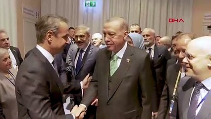 Le président Erdoğan a rencontré le Premier ministre grec Mitsotakis