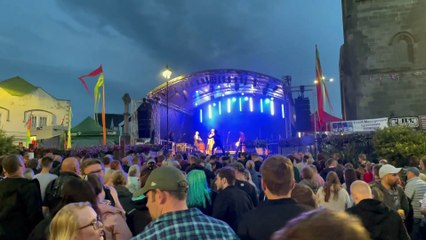 Coleford Music Festival 2023 - The Miff Identity, learning the moves with RSVP and The Barefoot Bandit