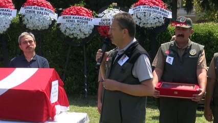 İzmir'deki Orman İşçisi Mustafa Gürpınar İçin Cenaze Töreni Düzenlendi