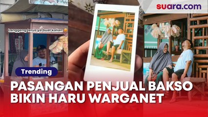 Pria Iseng Memotret Pasangan Penjual Bakso, Hasilnya Bikin Warganet Banjir Air Mata