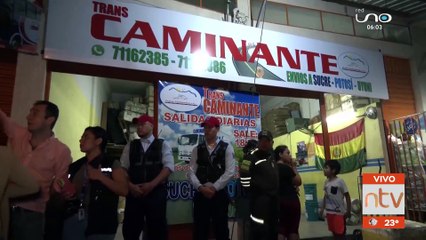 Controlan la venta de pasajes en la Terminal de buses