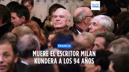 Muere el escritor checo Milan Kundera en Francia a los 94 años