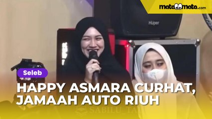 Happy Asmara Curhat Waktunya Nikah tapi Belum Ada Calonnya, Jamaah Pengajian Auto Riuh