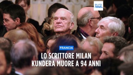 Addio al grande scrittore ceco Milan Kundera