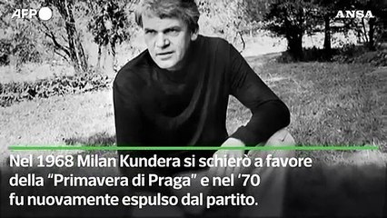 E' morto lo scrittore ceco Milan Kundera