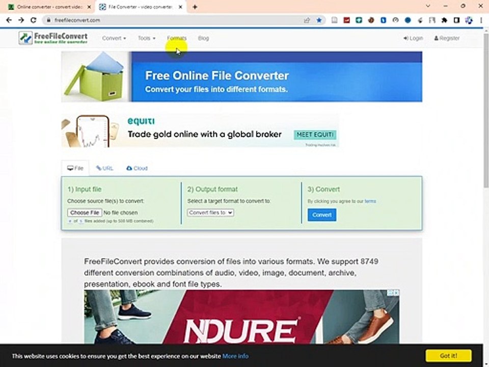Free Online File Converter (WAV, MP3, MP4, JPG, PNG, MOV, PDF, AVI, 3GP, SVG, DOCX, BMP, GIF,  MKV, JPEG and more!).