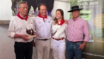 Borja Domecq recibe el trofeo 'Carriquiri' en San Fermín
