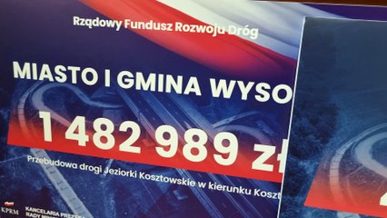 Remonty dróg w Gminie Wysoka