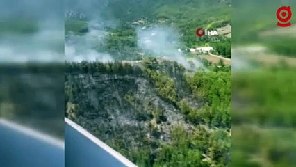 Kaş’taki orman yangını kontrol altına alındı