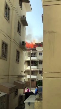 Se incendia apartamento en la avenida Monumental