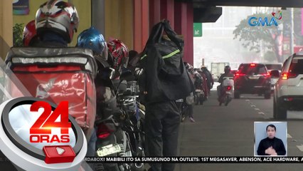 Mga rider na sumisilong sa overpass atbp., puwedeng pagmultahin — MMDA | 24 Oras