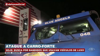 Ataque a carro-forte, tiros e veículos de luxo