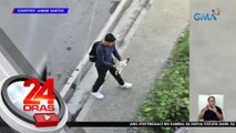 Tuta, patay matapos umanong ihagis ng guwardiya mula sa footbridge sa labas ng mall | 24 Oras