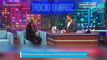 El tétrico momento que vivió Rocío Quiroz por un fan