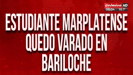 ¡Empresa de viajes se olvidó a un estudiante en Bariloche!