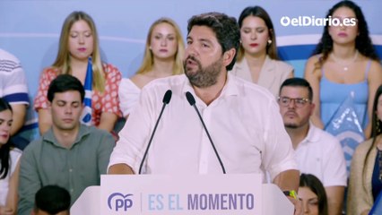 López Miras, contra Vox: "Murcia es un espejo de lo que puede pasar en España"