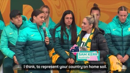 Kerr urges Matildas to show "Aussie spirit" at home World Cup