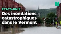 Un barrage menace de déborder dans le nord-est des États-Unis, touché par des inondations « historiques »