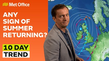 10 Day Trend 12/07/2023 – Calmer next week, but its all realtive - Met Office Weather Forecast