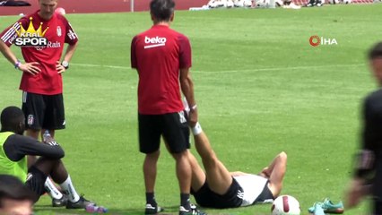 Beşiktaş'ın yeni transferi Emrecan Bulut, idmanı yarıda bıraktı