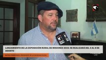 Lanzamiento de la Exposición Rural de Misiones 2023 se realizará del 4 al 6 de agosto