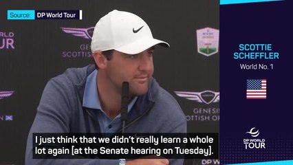 Lack of clarity around golf merger 'worrisome' - Scheffler