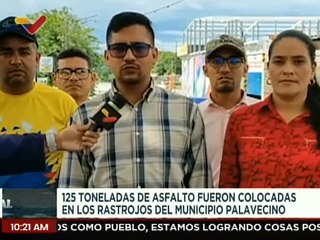 Lara | Plan Bacheo atendió a la comunidad del mcpio. Palavecino con colocación de 125 tn. de asfalto