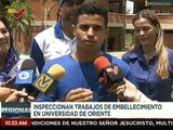 Monagas | Misión Venezuela Bella inspecciona embellecimiento de la Universidad de Oriente