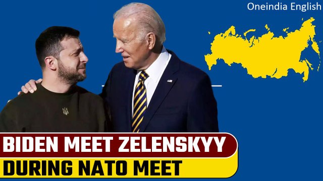 NATO Meeting: Joe Biden meets with Zelenskyy during NATO summit | Oneindia News