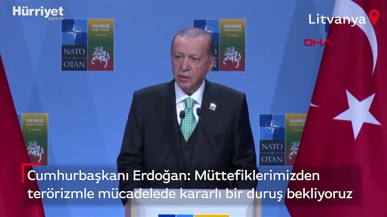 Cumhurbaşkanı Erdoğan, Nato zirvesinde önemli açıklamalarda bulundu