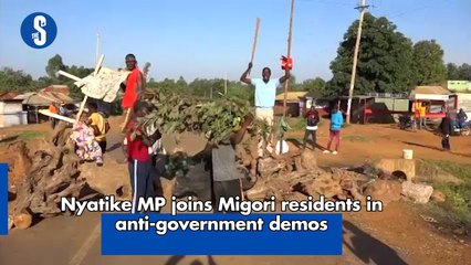 Nyatike MP Tom Odege joins Migori residents in anti-govt demos