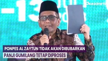 Mahfud MD: Ponpes Al Zaytun Tidak Akan Dibubarkan, Panji Gumilang Tetap Diproses