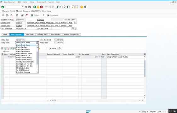 SD Release claims for billing