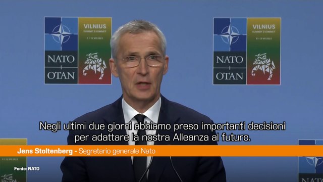 Stoltenberg L'Ucraina si avvicina all'ingresso nella Nato