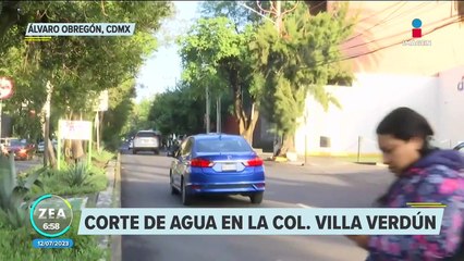 Alertan por corte de agua en colonias de la alcaldía Álvaro Obregón, CDMX
