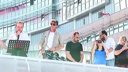 Tanju Özcan CHP Genel Merkezi önünde konuştu