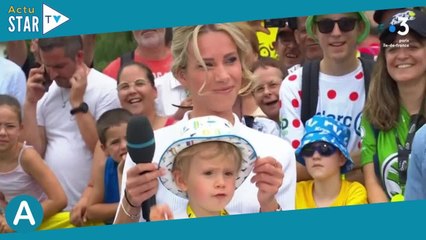 VIDEO Marion Rousse : Première apparition télé pour son petit Nino sur le Tour de France, déjà très
