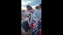 Adorable moment couple get engaged as Taylor Swift sings ‘Love Story’ in Kansas City