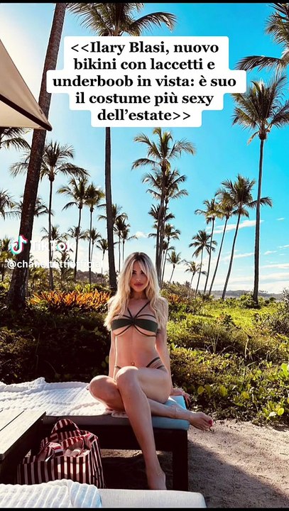 Ilary Blasi in vacanza in Brasile fa impazzire i fans: il bikini è microscopico